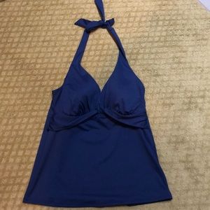 Land’s End bathing suit top navy